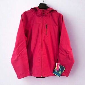 NWT Boulder Gear Soft Shell Hooded Ski Jacket - Sangria Red - 2XL